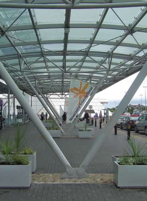 Newcastle Airport Terminal exterior