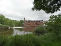 Thaite Mill Weir, Mill & River Aire