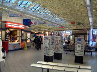 Leeds Coach Station interior