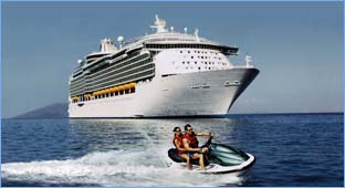 A Royal Caribbean Cruise Ship