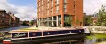 DoubleTree exterior on the side of Leeds Liverpool Canal