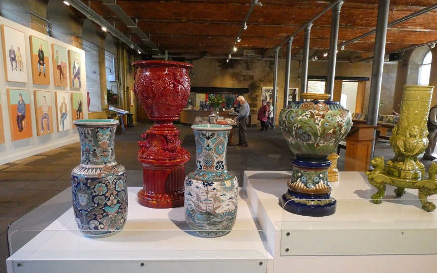 Oriental Vases Salts Mill Saltaire