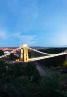 Clifton Suspension Bridge at nidht