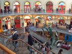 Crowds on the stairs & Balconies