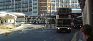 of the Leeds Train Station Bus Interchange