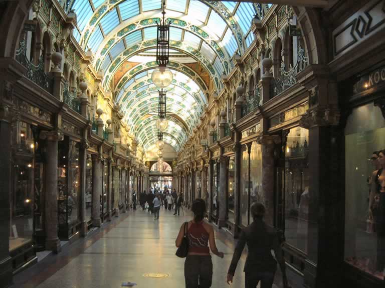 County Arcade Leeds Briggate Interior